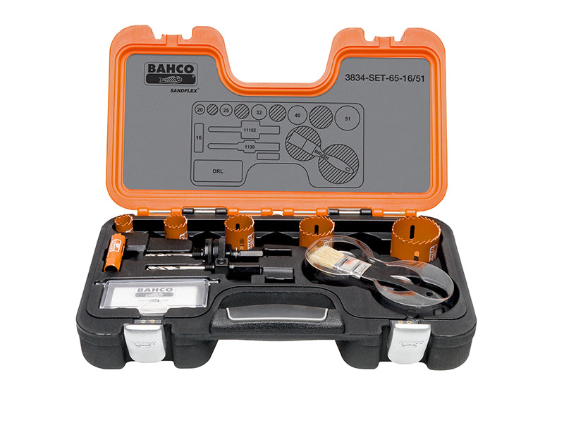Bahco Professional Bi-metal Holesaw Set Sizes 16-51mm BAHHSSET1651
