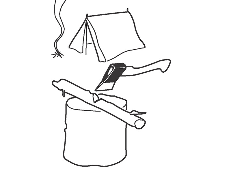 Bahco Camping Hatchet HUS 0.6-380 850g BAHHUS06380