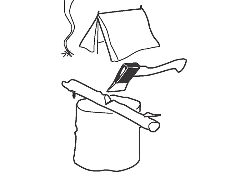 Bahco Camping Hatchet HUS 0.8-500 1.15kg BAHHUS08500