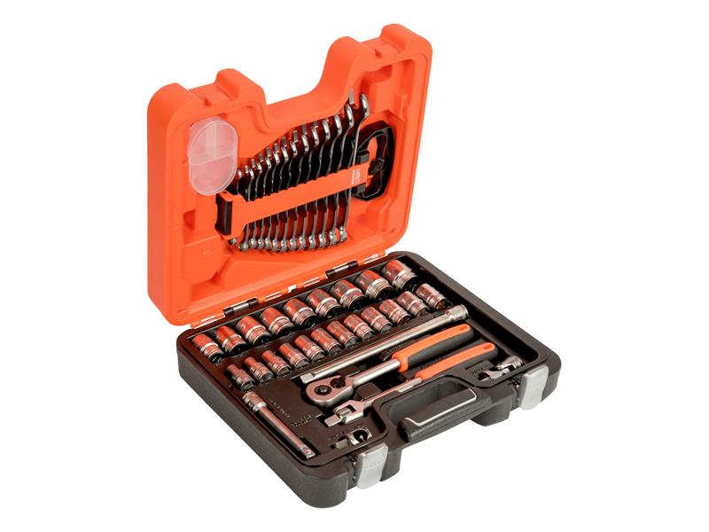 Bahco Metric 1/2in Drive Socket And Spanner Set 40 Piece Boxed S400