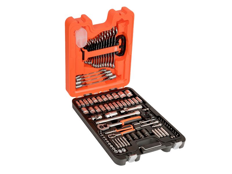 Bahco Metric Imperial 1/4" And 1/2"D Socket Spanner Set 94 Piece S87+7