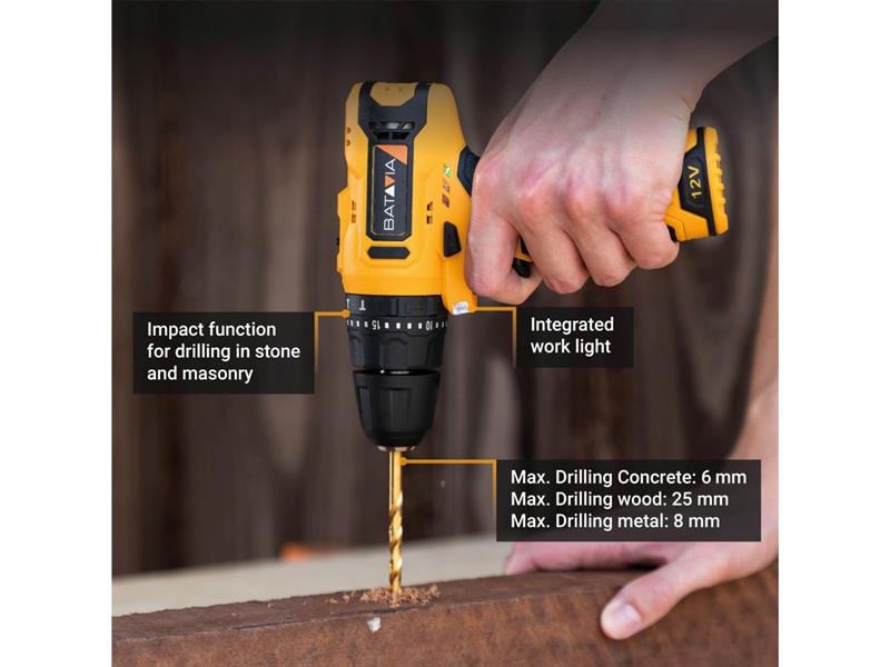 Batavia Combi Drill 12V Bare Unit FIXXPACK BAT7064214