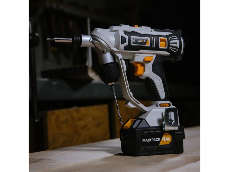 Batavia MAXXPACK Twin Drill & Screwdriver 18V 1 x 2.0Ah Li-ion BAT7064360