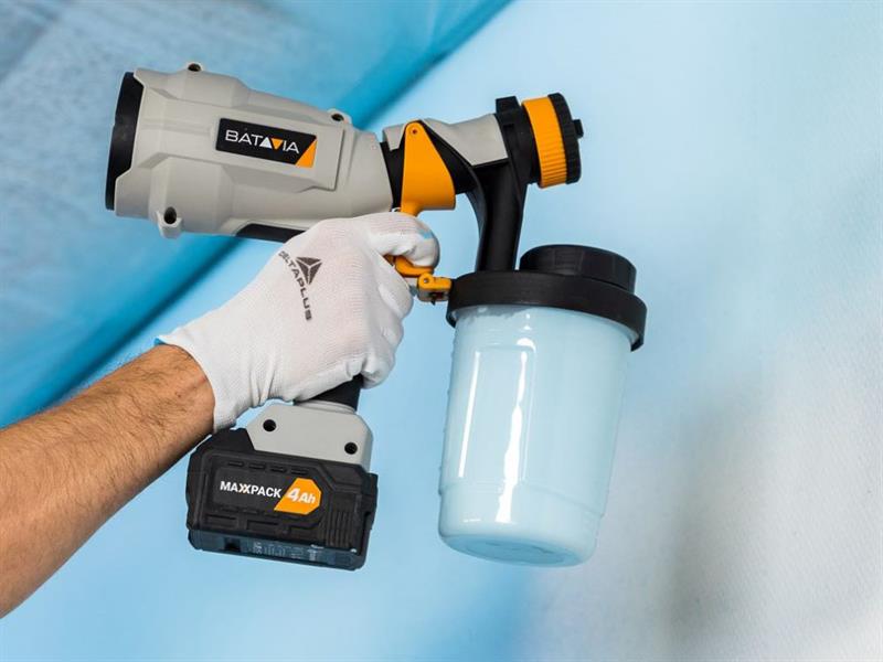 Batavia Paint Sprayer 18V Bare Unit 900ml Tank MAXXPACK BAT7064514