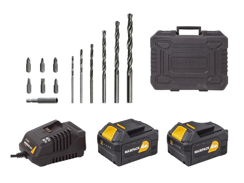 Batavia Brushless Combi Drill 18V Bare Unit MAXXPACK ULTRA BAT7064545
