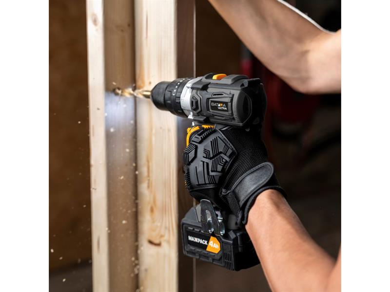 Batavia Brushless Combi Drill 18V 2 x 4.0Ah MAXXPACK ULTRA 13mm Chuck BAT7064577