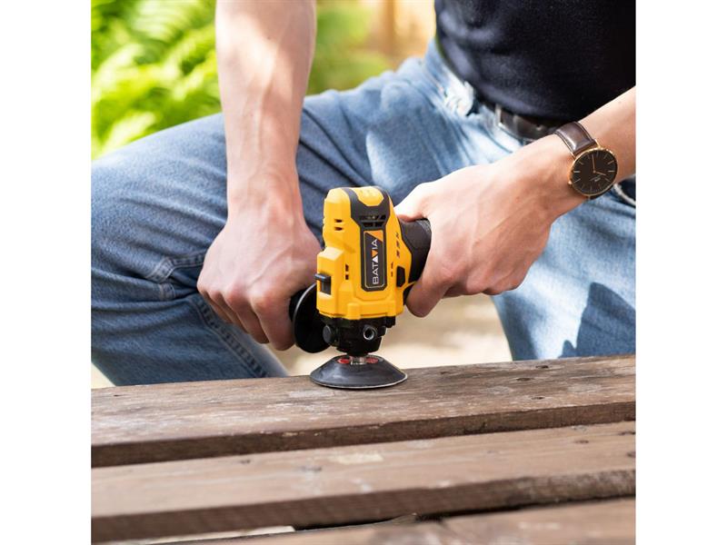 Batavia 12V Sander Polisher 150mm Bare Unit Eccentricity 8mm BAT7064670