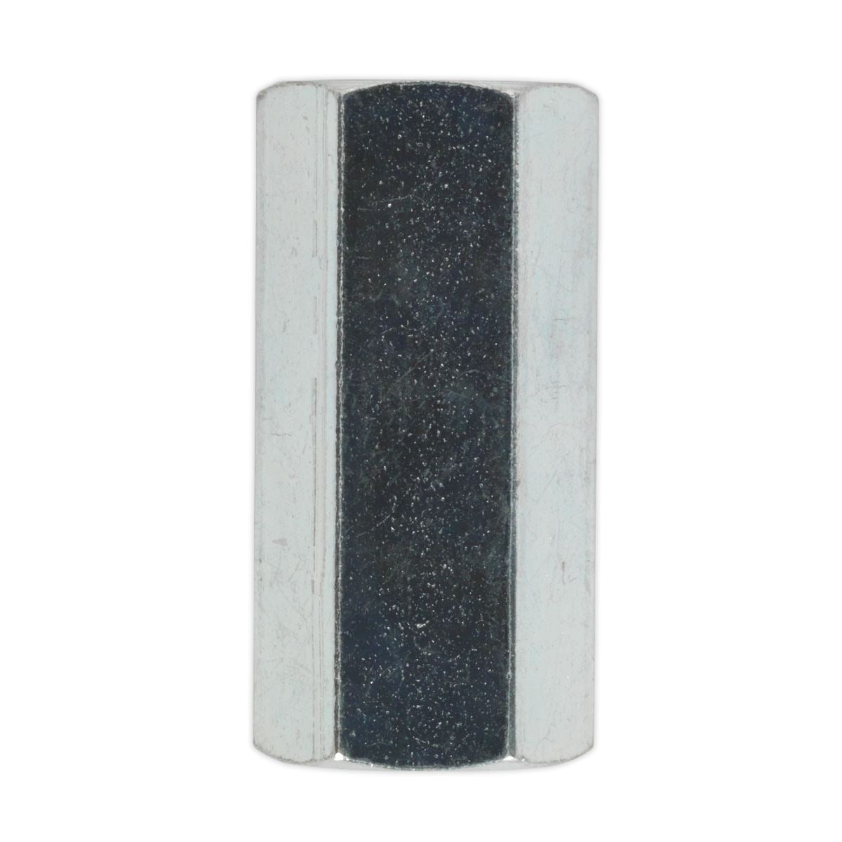 Sealey Brake Tube Connector 3/8"UNF x 24tpi Female to Female Pack of 10 BC3824F