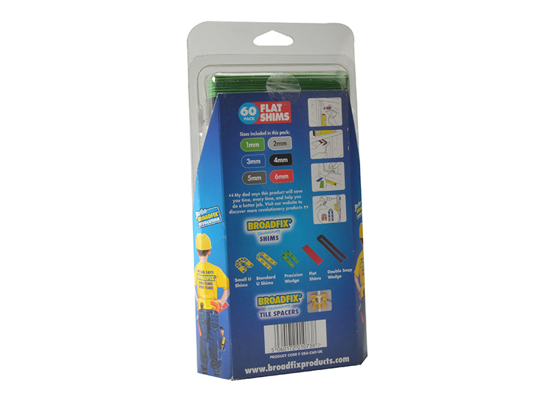 Broadfix Flat Packers Mixed Clam (Pack 60) BFXF28AC60