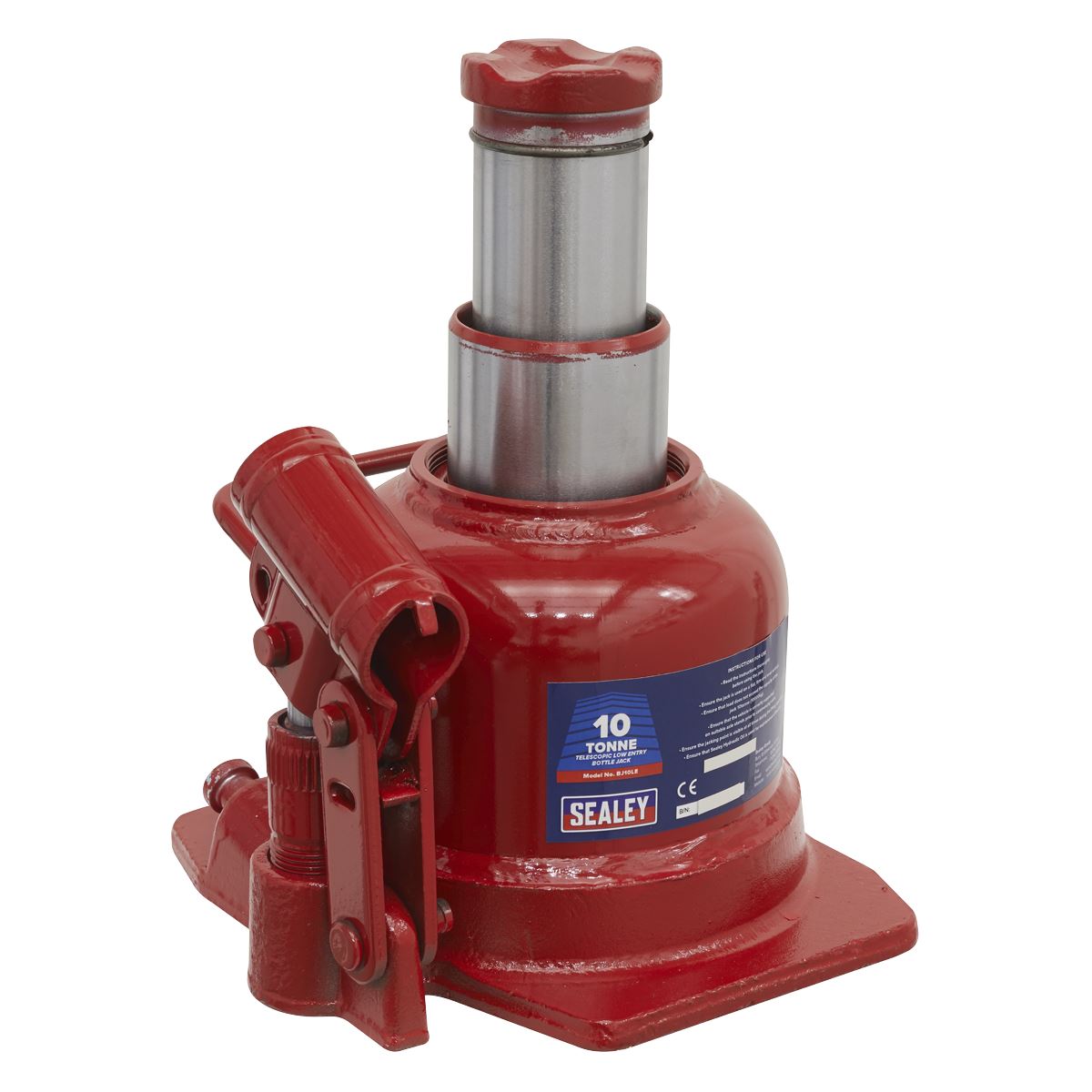 Sealey Bottle Jack 10 Tonne Low Profile Telescopic BJ10LE