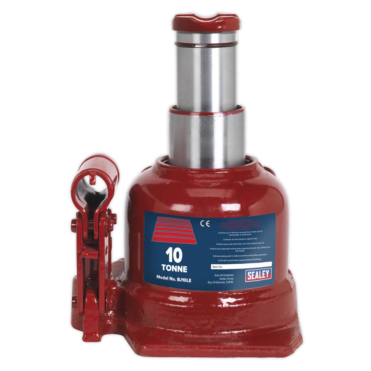 Sealey Bottle Jack 10 Tonne Low Profile Telescopic BJ10LE