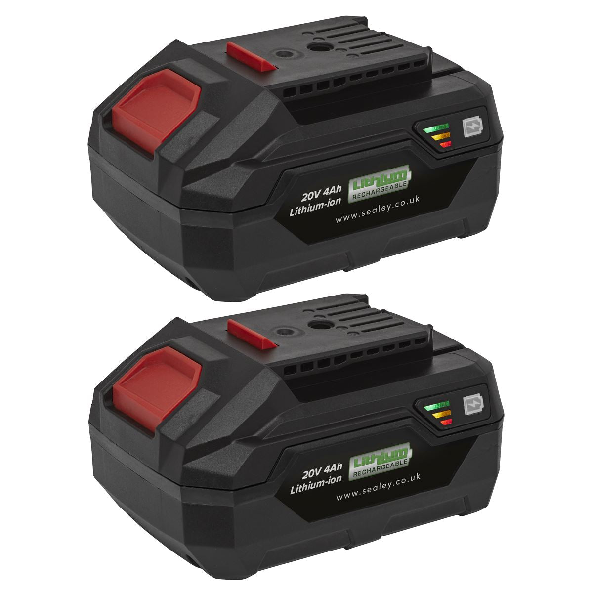 Sealey Power Tool Battery Pack 20V 4Ah Kit for SV20 Series Lithium-ion BK04