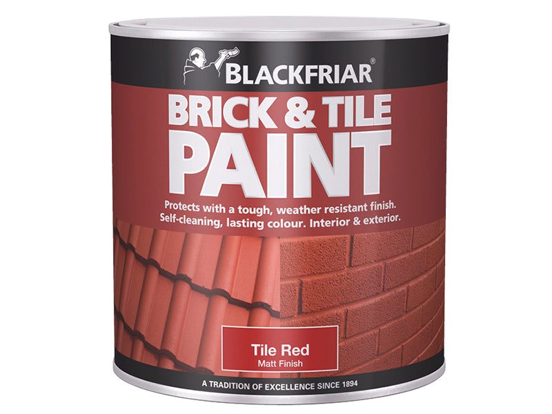Blackfriar Brick & Tile Paint Matt Red 250ml BKFBTMR250
