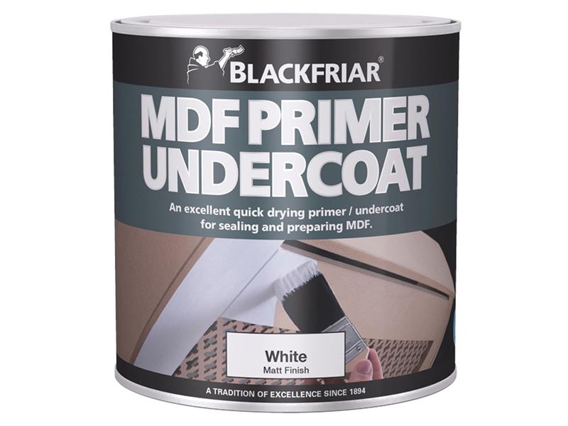 Blackfriar Quick Drying MDF Acrylic Primer Undercoat 250ml BKFMDFP250