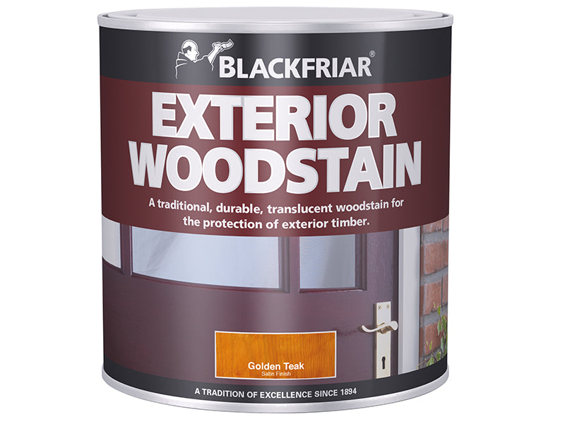 Blackfriar Traditional Exterior Woodstain Golden Teak 1 litre BKFTEWSGT1L