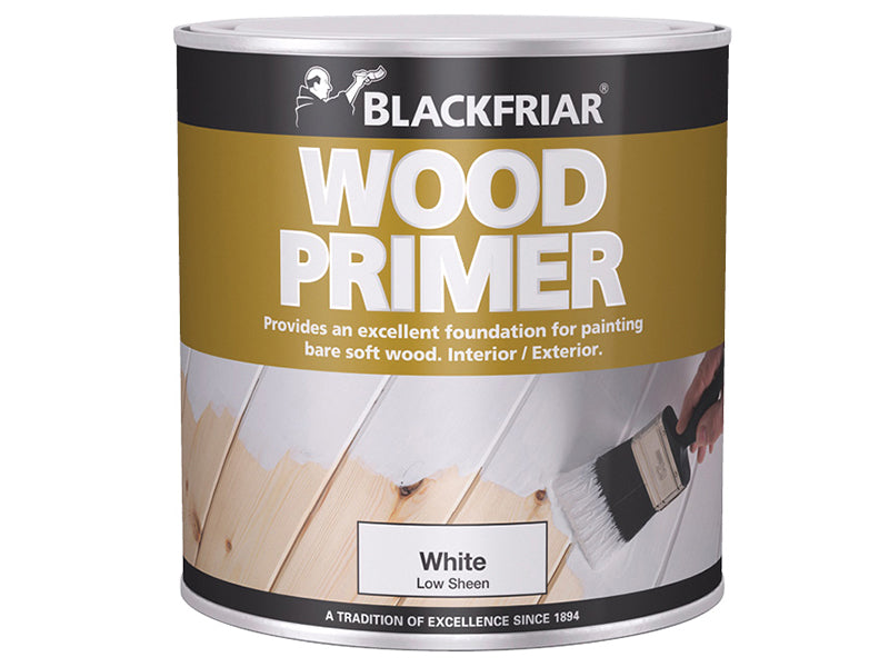 Blackfriar Wood Primer White 500ml BKFWPW500