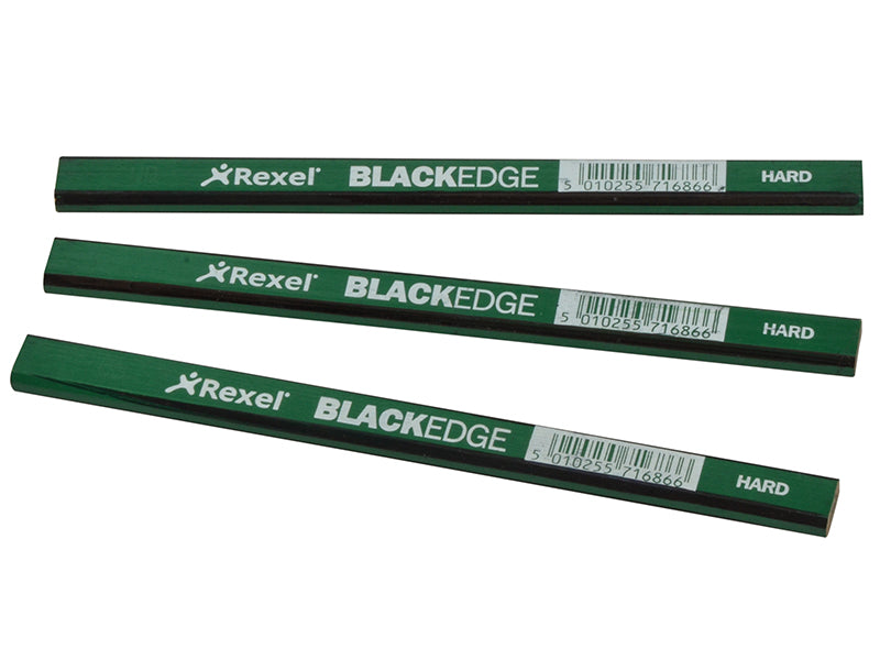 Blackedge Carpenter's Pencils - Green / Hard (Card 12) BLAG