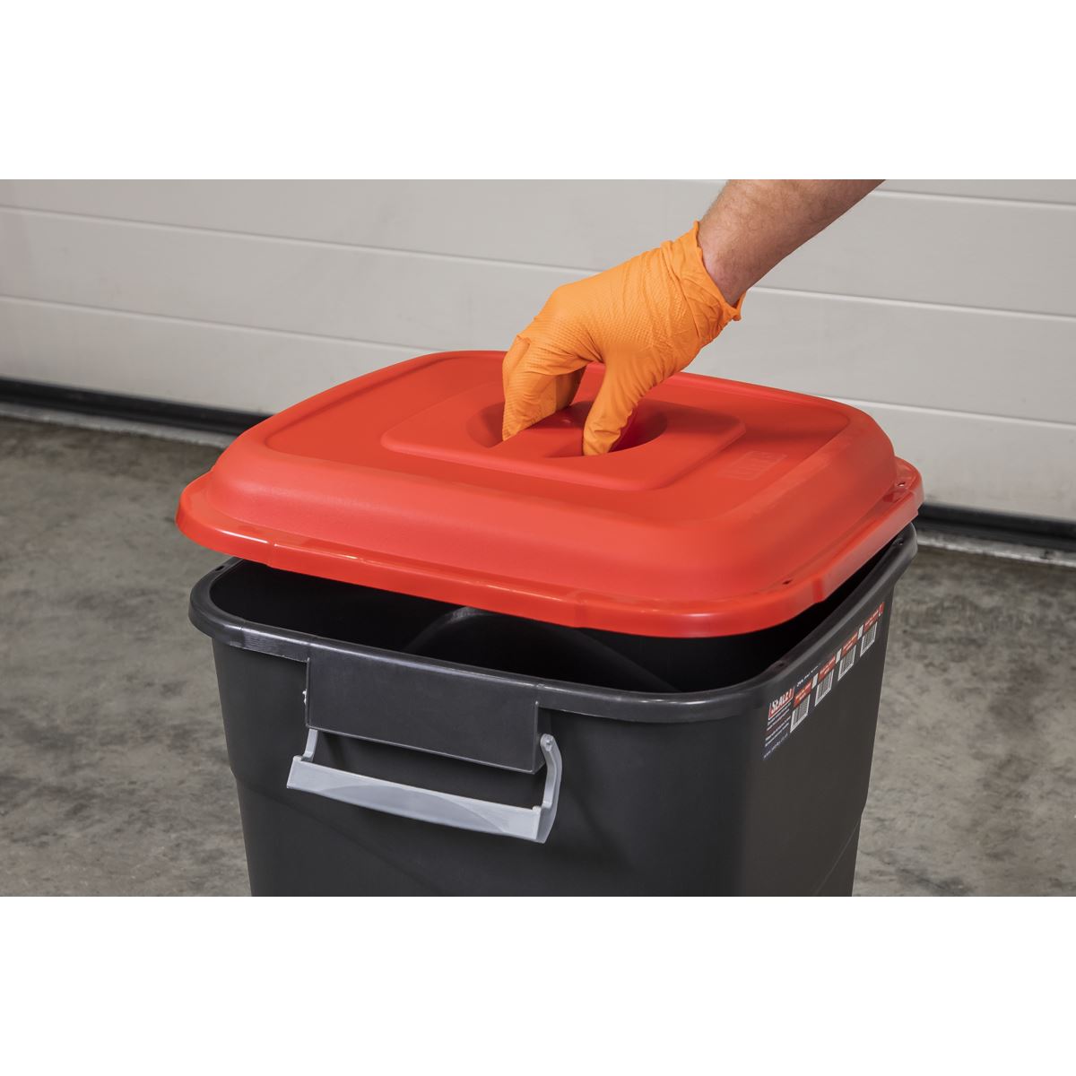 Sealey Refuse/Storage Bin 75L - Red BM75R