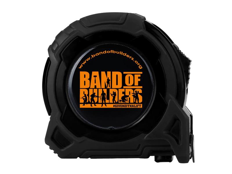 Band Of Builders Tape Measure 8m 26ft Width 25mm Non Reflective Blade BOB8MTAPE