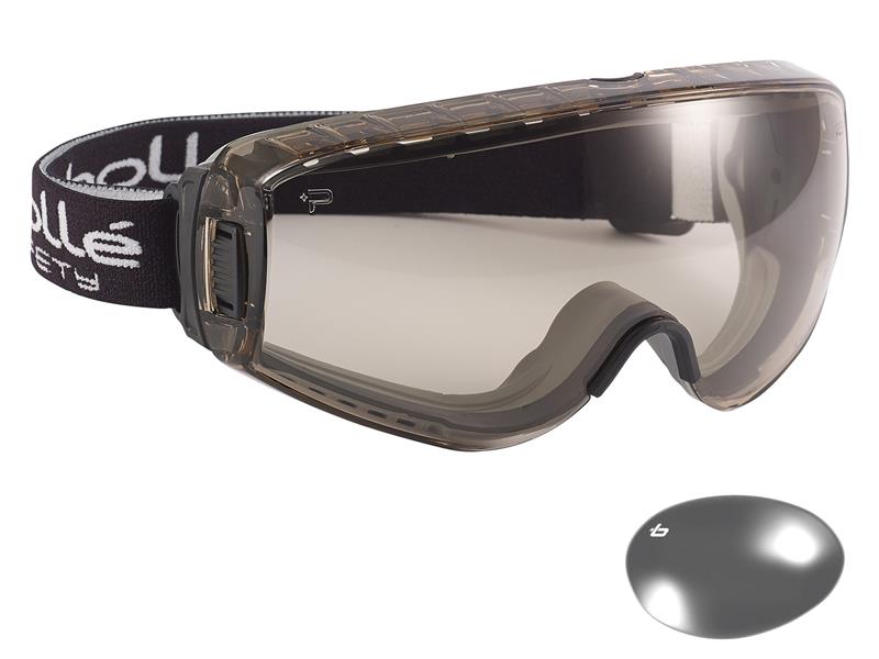 Bolle Safety PILOT PLATINUM® Ventilated Safety Goggles - CSP BOLPILOPCSP