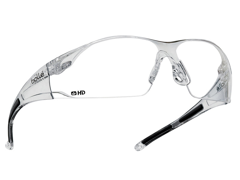 Bolle Safety RUSH Safety Glasses - Clear HD BOLRUSHDPI