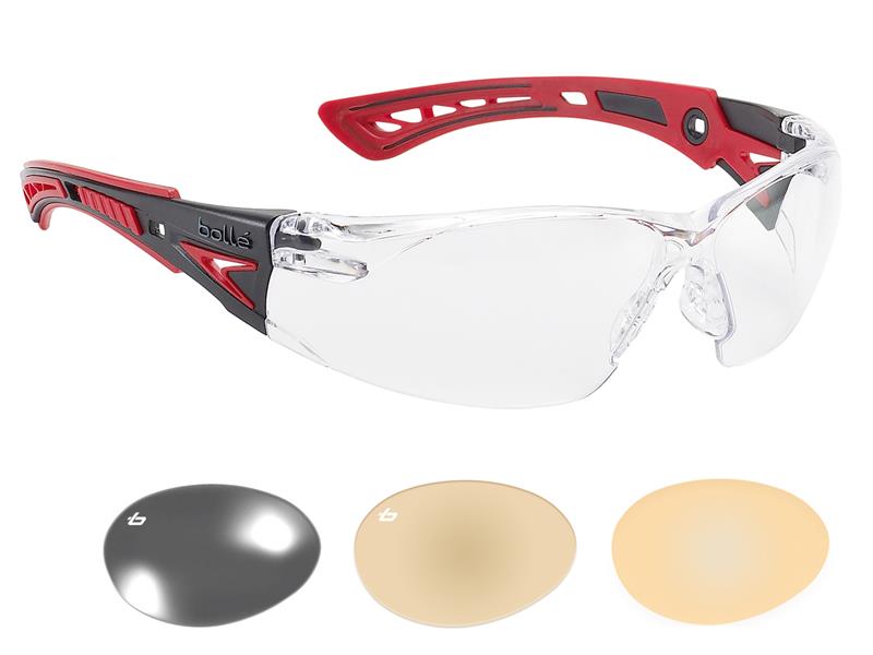 Bolle Safety RUSH+ PLATINUM® Safety Glasses - Clear BOLRUSHPPSI