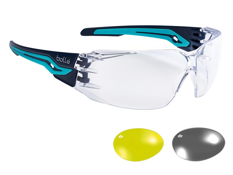 Bolle Safety SILEX Safety Glasses - Clear BOLSILEXPSI