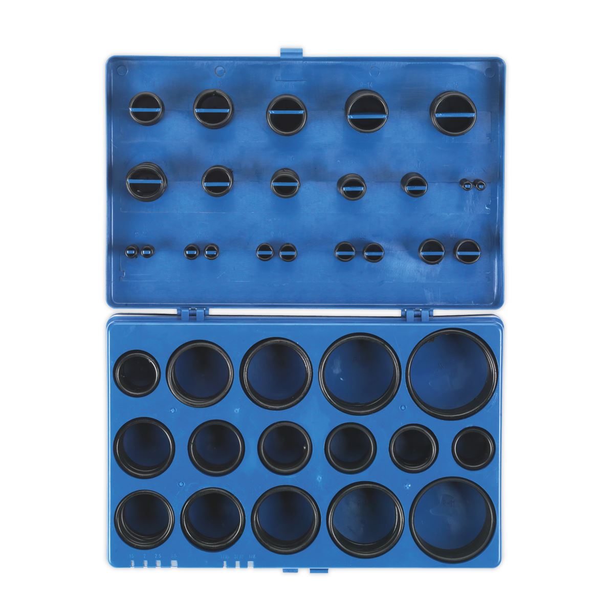 Sealey Rubber O-Ring Assortment 407pc - Imperial BOR407