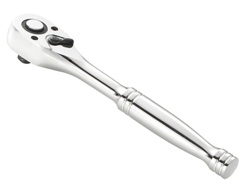 Expert Ratchet 3/8in Drive Steel Handle 72 Teeth Chrome Finish E031612B
