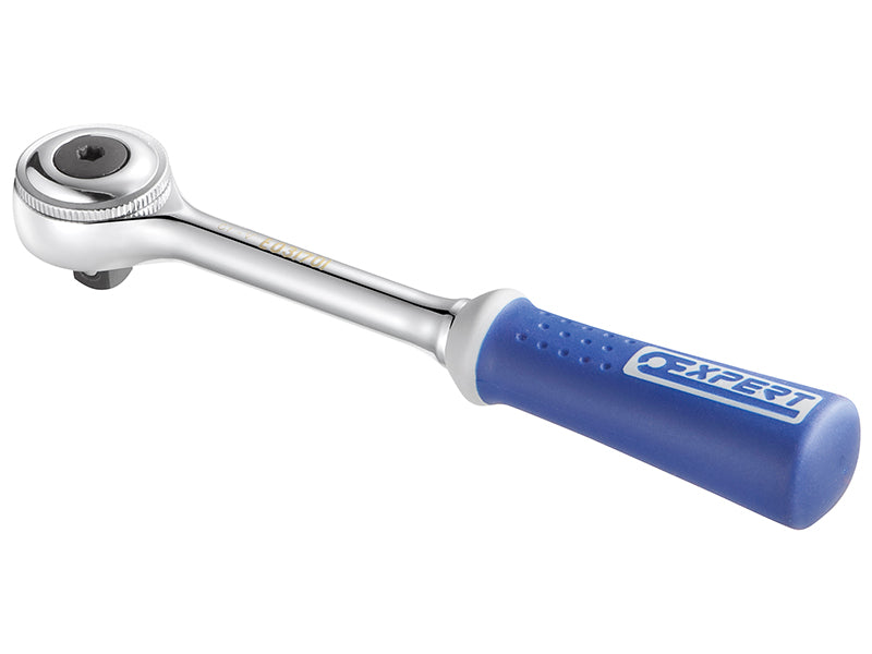 Expert 3/8in Drive Round Head Ratchet Length 200mm 72 Teeth BRIE031701B