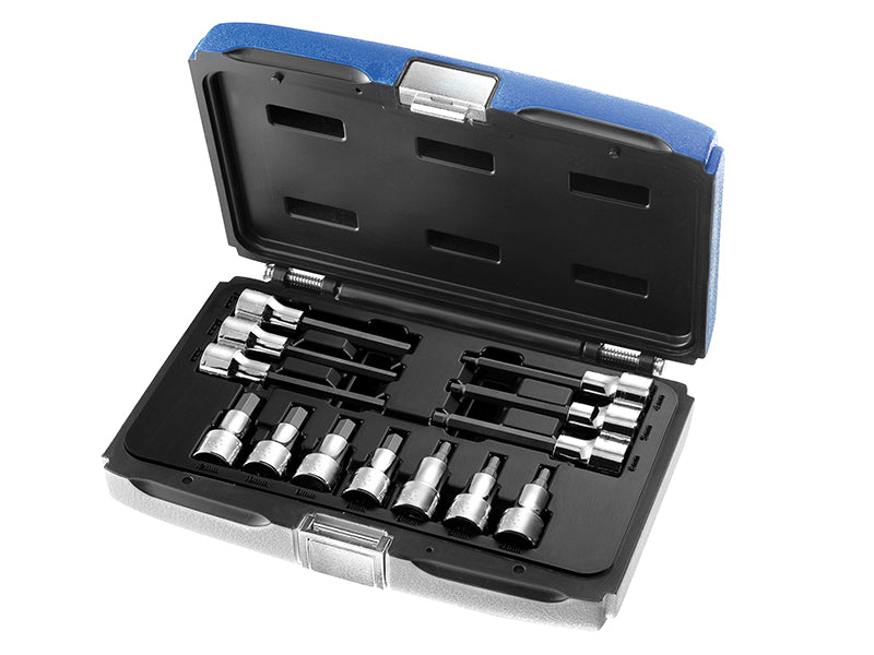 Expert 1/2in Drive Metric Hex Bit Socket Set 13 Piece Standard Long BRIE032906B