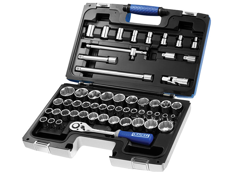 Expert 1/2in Drive Socket & Accessory Set, 55 Piece BRIE032909B