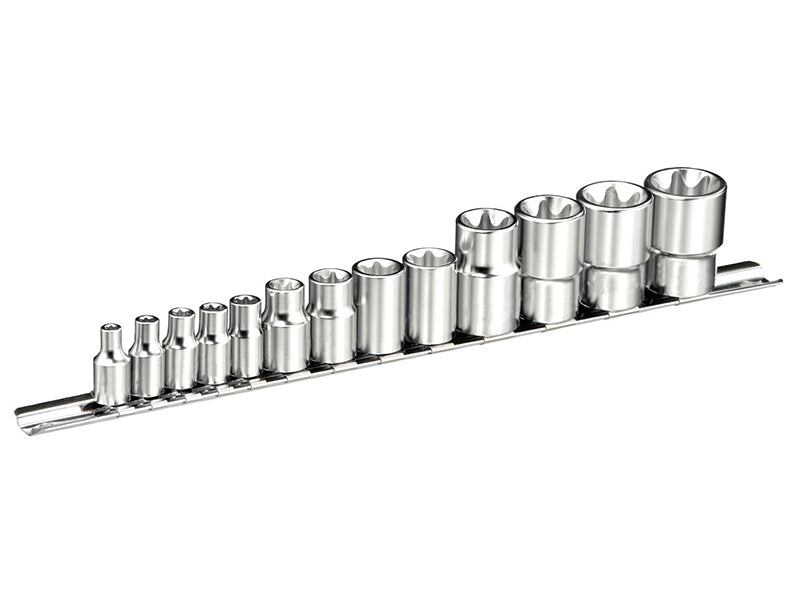 Expert Inverted TORX Socket Set 13 Piece Mixed Drive Chrome E034801B