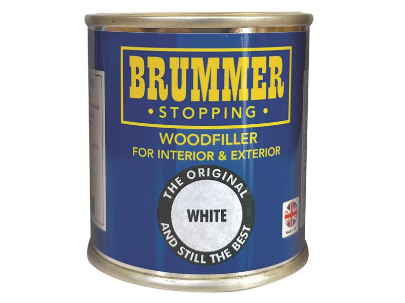 Brummer Wood Filler White 250g For Furniture Doors Floors etc BRUBM30401