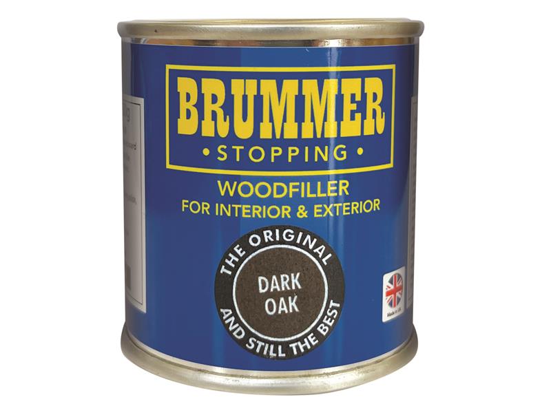Brummer Wood Filler Dark Oak 250g For Furniture Doors Floors etc BRUBM30406