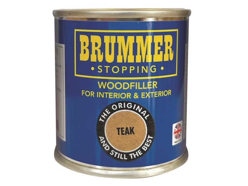 Brummer Wood Filler Teak 700g For Furniture Doors Floors etc BRUBM30511