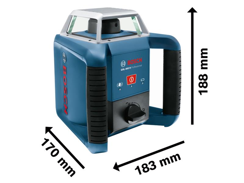 Bosch Professional Rotation Laser Working Range 20m GRL 400 H BSH601061800