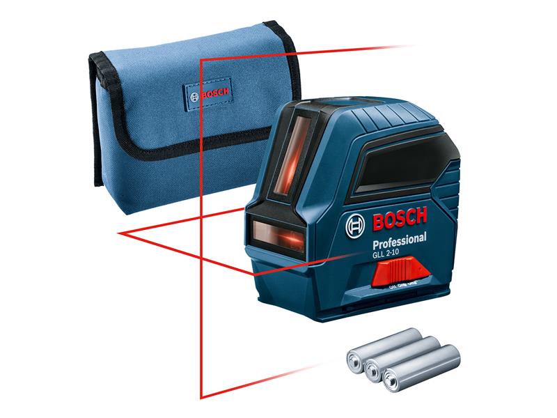 Bosch Pro Line Laser Projects Horizontal And Vertical Laser Lines GLL 2-10