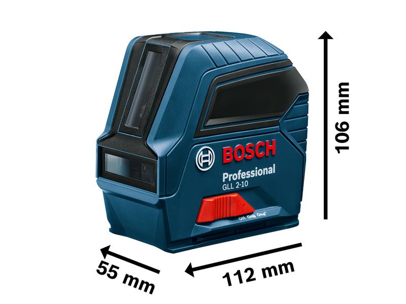 Bosch Pro Line Laser Projects Horizontal And Vertical Laser Lines GLL 2-10