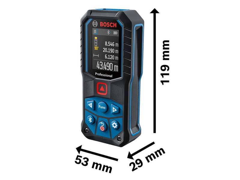 Bosch Professional Laser Measure 2 x AA 1.5V LR6 Batteries BSH601072T00