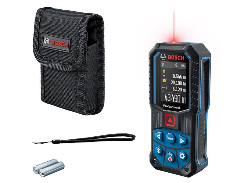 Bosch Professional Laser Measure 2 x AA 1.5V LR6 Batteries BSH601072T00