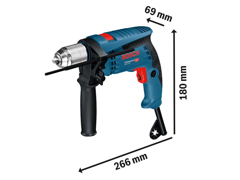 Bosch GSB 13 RE 13mm Keyless Chuck Impact Drill 600W 110V BSH601217160