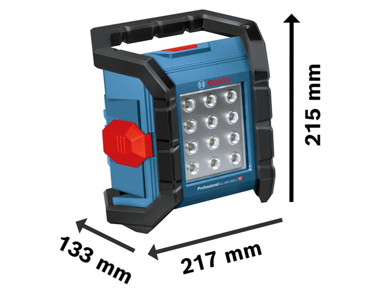 Bosch GLI 18V-1200 C Cordless Mini Jobsite Light 18V Bare Unit BSH601446700