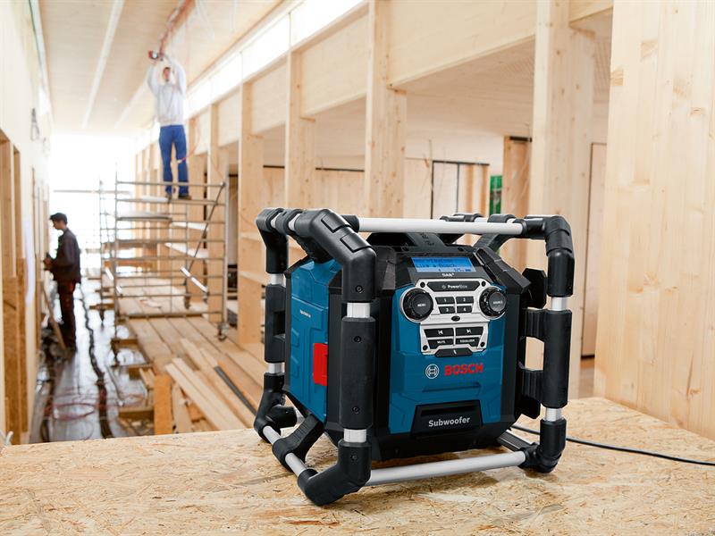 Bosch Professional Robust Bluetooth DAB+ Radio 240V & Li-ion Bare BSH6014A4170