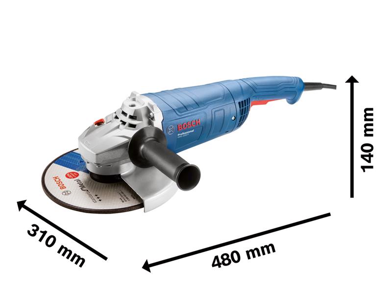 Bosch GWS 2200 P Professional Angle Grinder 2200W 110V BSH6018F4160