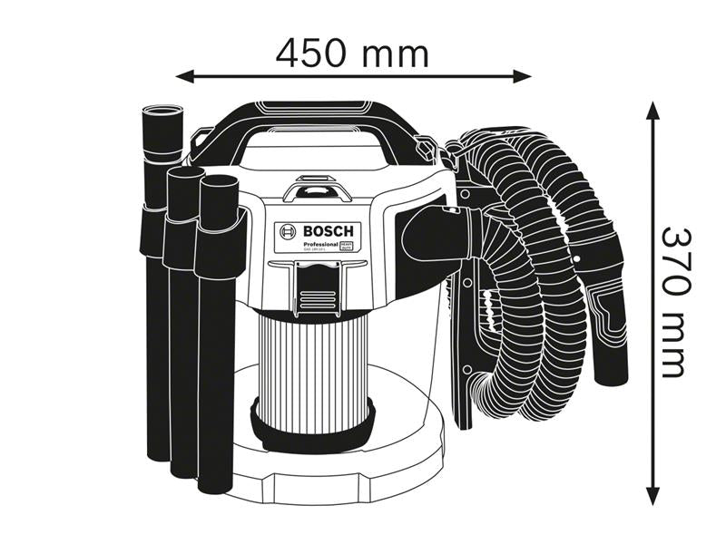 Bosch Professional L Class Vacuum 18V Bare Unit BSH6019C6302 GAS 18V-10 L