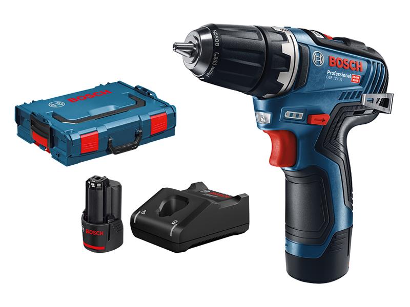 Bosch Professional Drill Driver 12V 2 x 3.0Ah Li-ion 10mm Chuck BSH6019H8070
