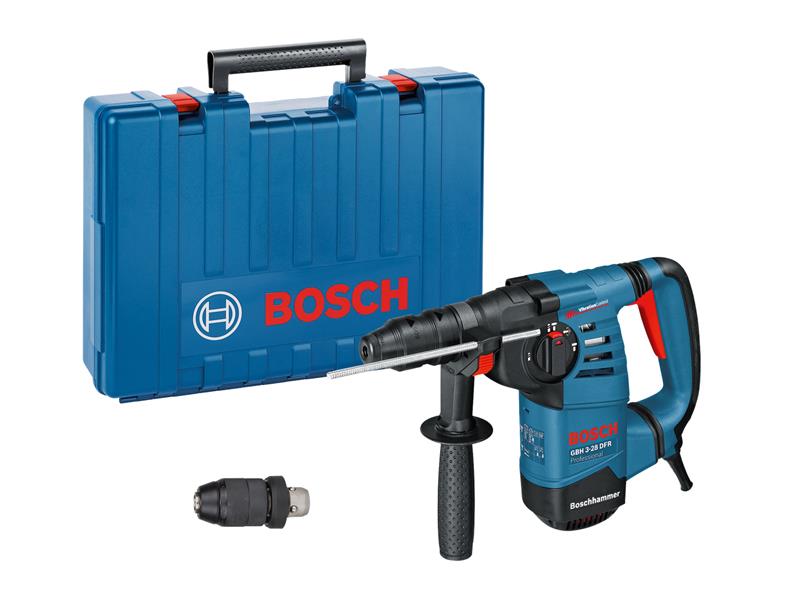 Bosch SDS Plus Professional Rotary Hammer 800W 240V GBH 3-28 DFR BSH61124A070