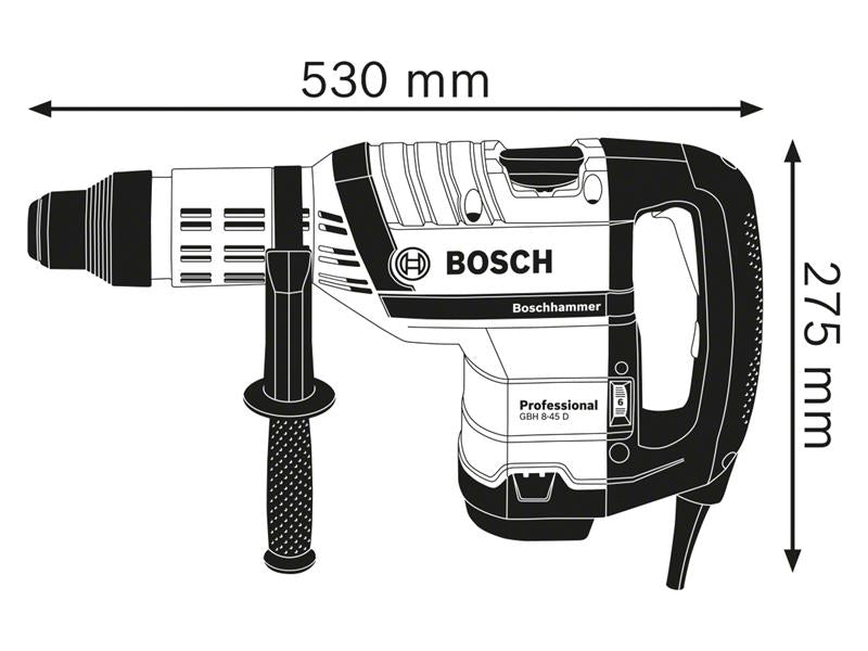 Bosch GBH 8-45 D SDS Max 110V Professional Rotary Hammer 1500W BSH611265160