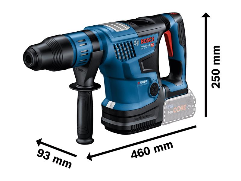 Bosch SDS-Max Rotary Hammer 18V Bare Unit Professional BITURBO GBH 18V-36 C